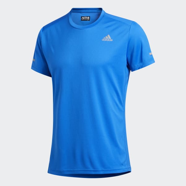 adidas RUN IT TEE Blue adidas Australia