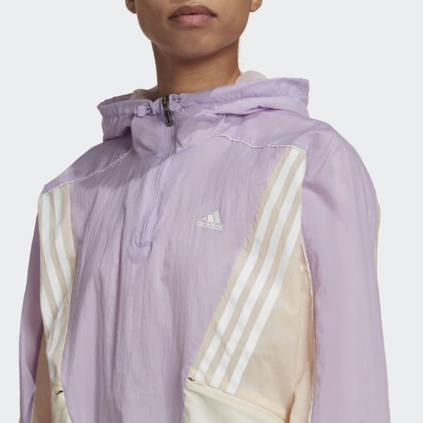 Fioletowy Hyperglam Hooded Track Top BVS55