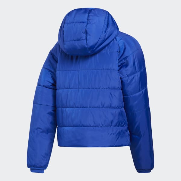 adidas puffer jacket blue