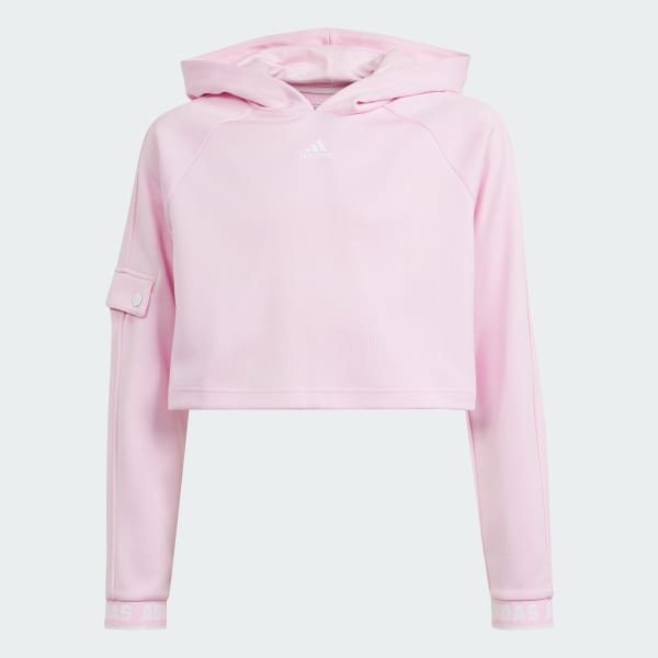 Hoodie crop top adidas on sale