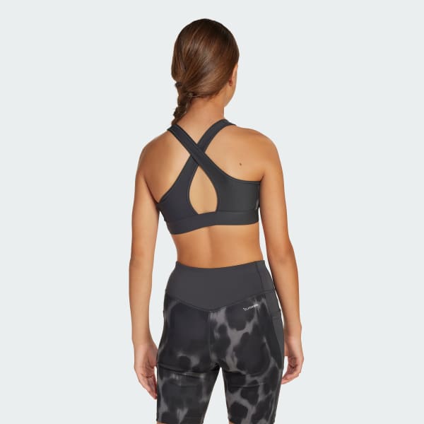 Gris Brassière de sport imprimé animal All Sports