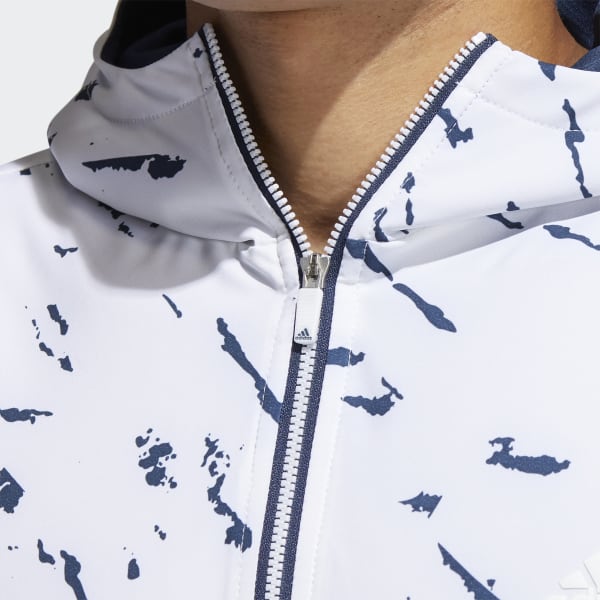 Adidas Men's Primegreen Postgame Plaid Pullover Hoodie Blue Size