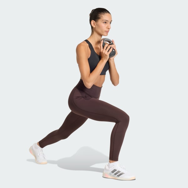 Castanho Leggings compridas Optime Workout