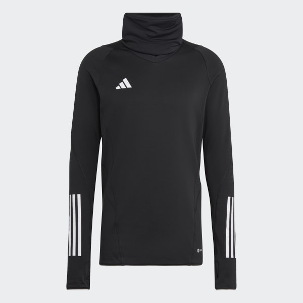 Schwarz Tiro 23 Pro COLD.RDY Warm Oberteil