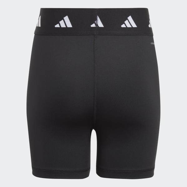 Preto Shorts Legging AEROREADY Techfit Infantil