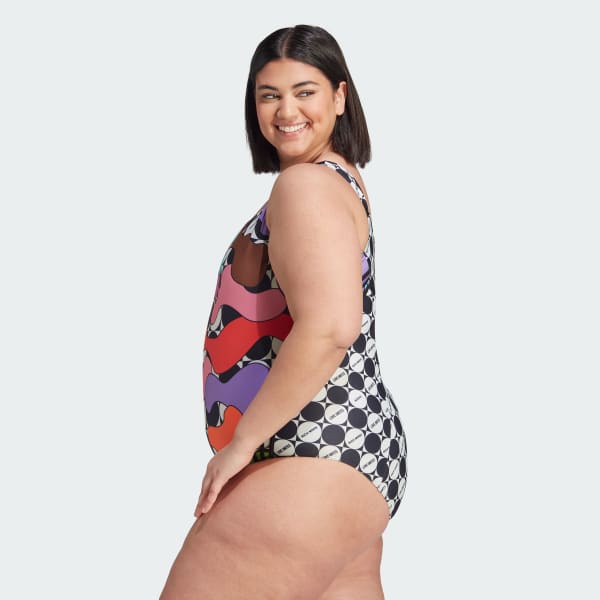 Ροζ Rich Mnisi Swimsuit (Plus Size)