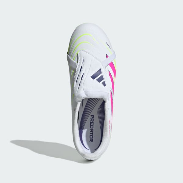 bílá Kopačky Predator League Fold-Over Tongue Firm Ground Kids
