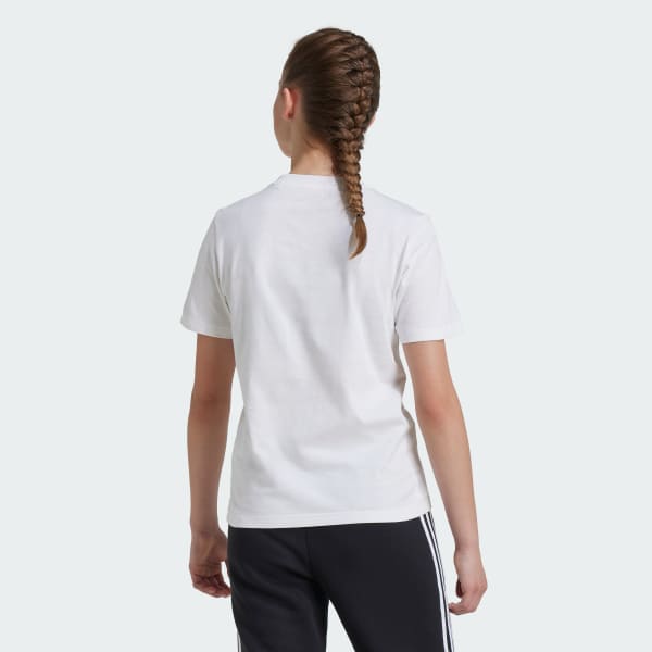 White Animal Print Graphic T-Shirt