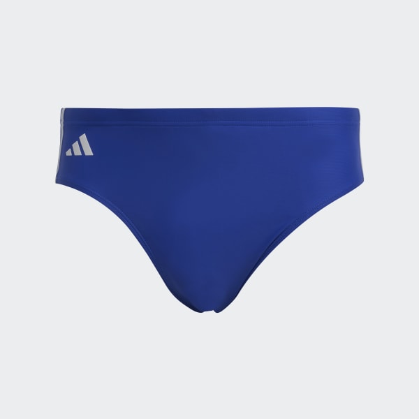 Blue Classic 3-Stripes Swim Trunks