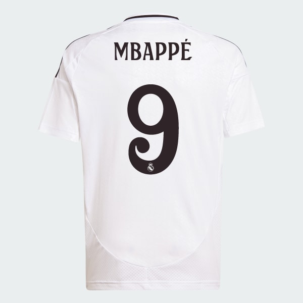 adidas Real Madrid Kylian Mbappe 24 25 Home Jersey White Free Shipping with adiClub adidas US