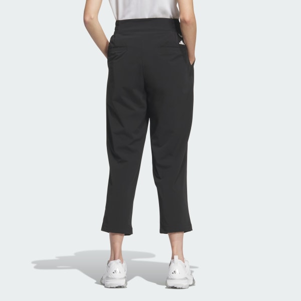 ブラック 軽量アンクルパンツ