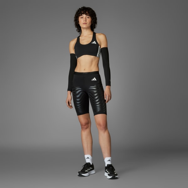 adidas Adizero Control Running Short Leggings - Black | Free
