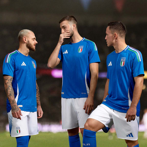 Μπλε Italy 2024 Home Authentic Jersey