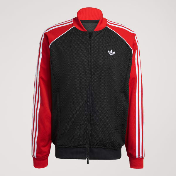 Negro CHAMARRA DEPORTIVA SST HOLGADA DE MALLA