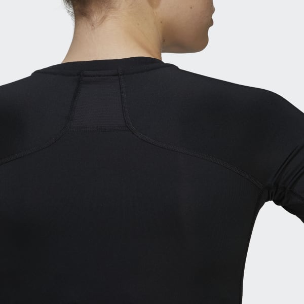 Negro Top Manga Larga de Entrenamiento Techfit KGK66