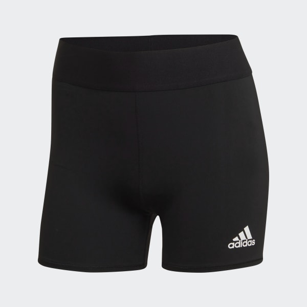 Black Techfit Period-Proof Volleyball Shorts