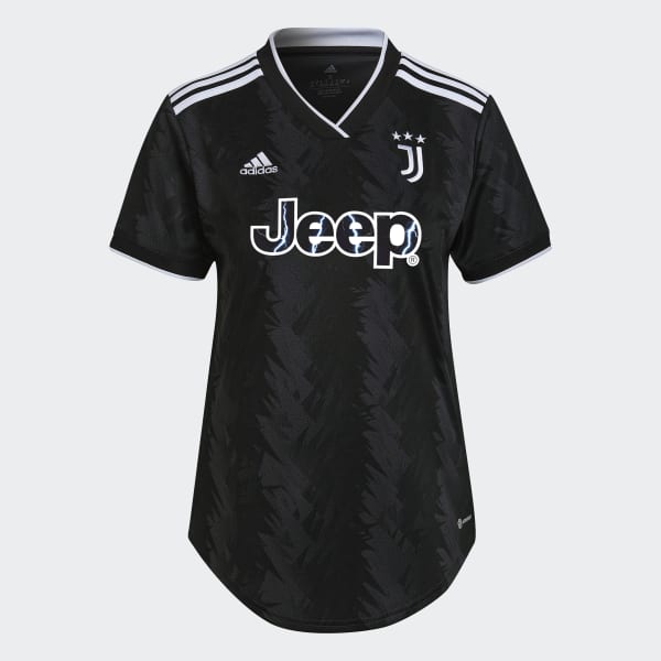 Schwarz Juventus Turin 22/23 Auswärtstrikot