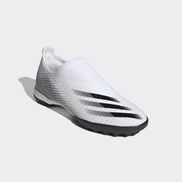 Zapatos de Fútbol Sin Cordones X Ghosted.3 Pasto Sintético - Blanco ...