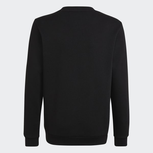 Negro Sudadera cuello redondo Adicolor