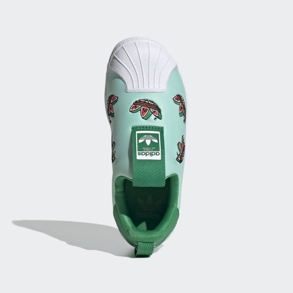 Turquoise adidas deals superstars