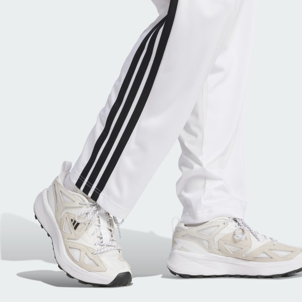 adidas DAYREADY OPEN HEM TRACKPANTS - White | Free Shipping with
