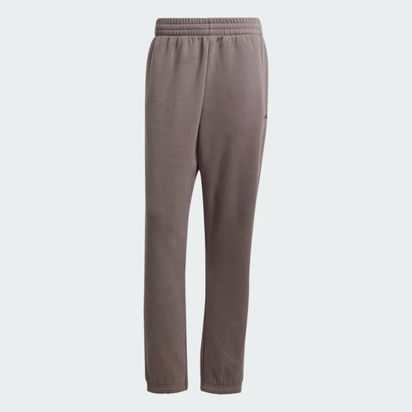 Marrom Calça Jogger Fleece adidas Basketball