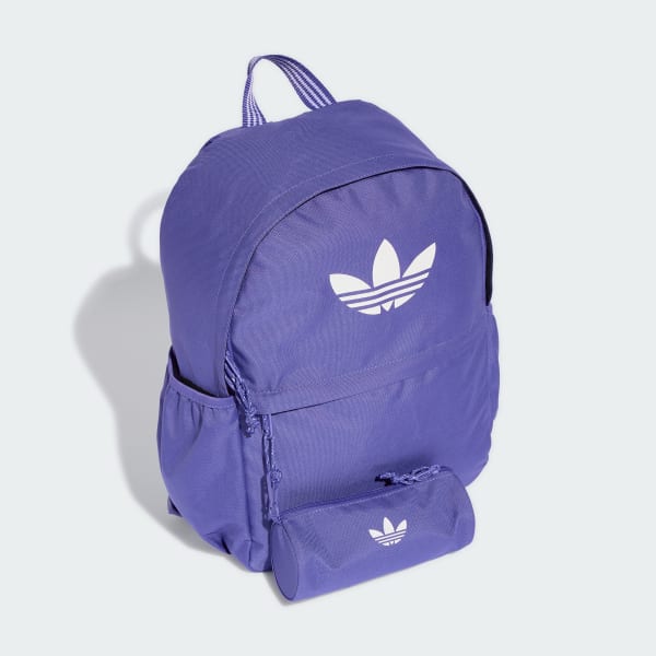 Μωβ Backpack με κασετίνα