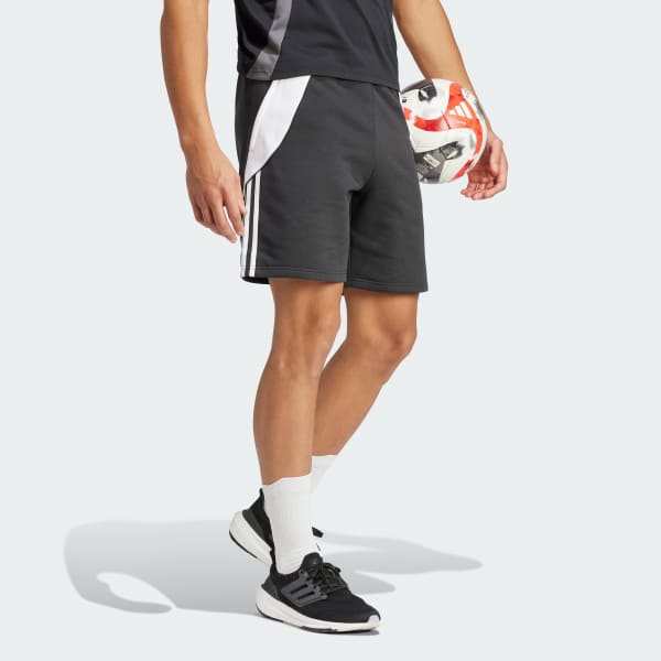 Black Tiro 24 Sweat Shorts