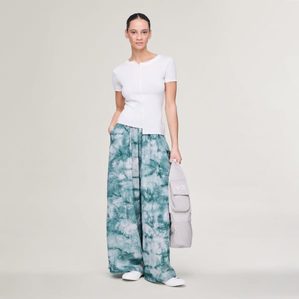 White Y-3 DIP DYE FITTED TEE