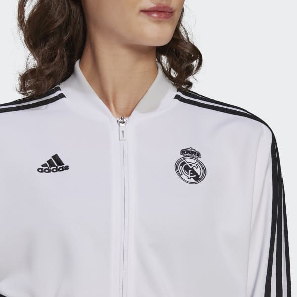 Hvid Real Madrid Condivo 22 træningsjakke K6887