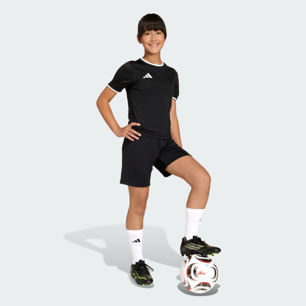 Zwart Entrada26 Voetbalshirt Kids