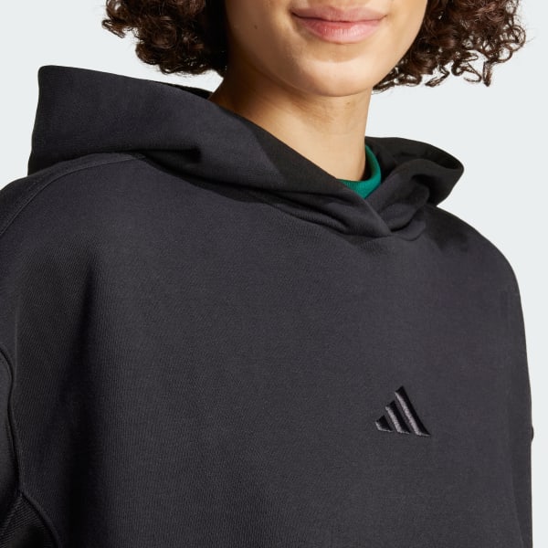 ALL SZN Fleece Loose Hoodie - Black | Free Shipping with adiClub ALL SZN Fleece Loose Hoodie - Black | Free Shipping with adiClub