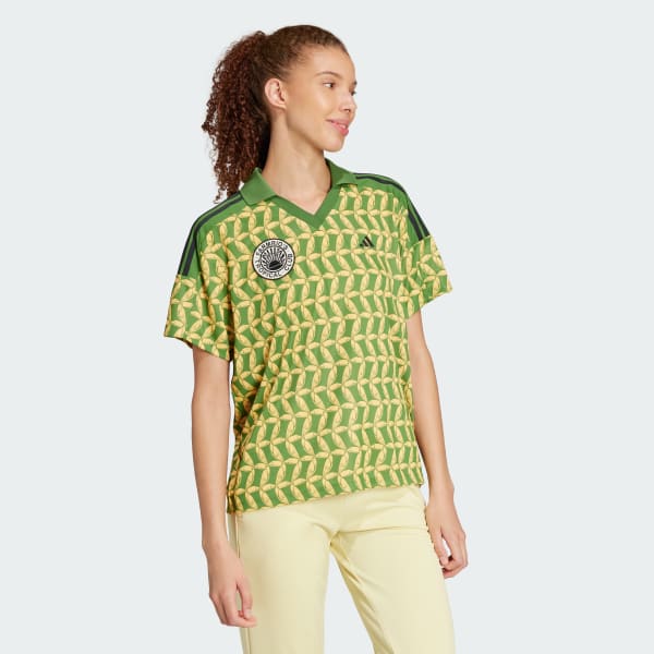Verde Camisa adidas x FARM