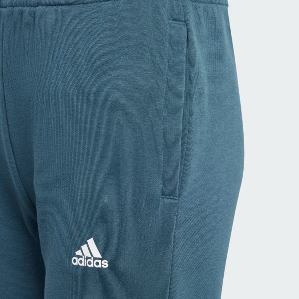 Turkusowy Essentials Linear Logo Pants