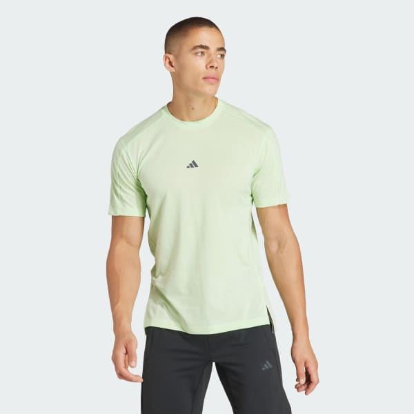 Verde Playera de Entrenamiento Yoga