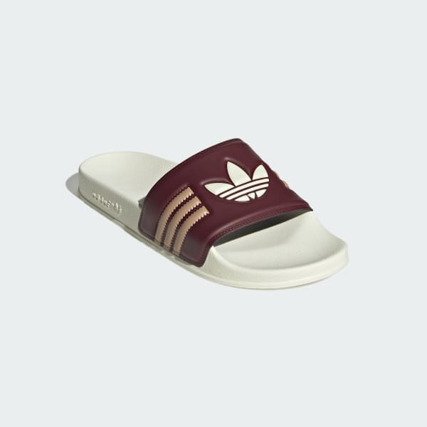 Burgundy Adilette Slides