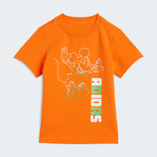 Naranja Conjunto de camiseta Disney Mickey Mouse para niños