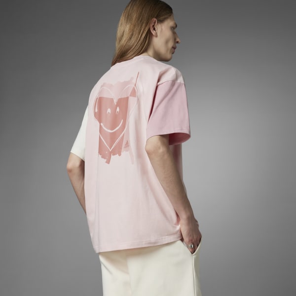 | Pink Unisex (Gender adidas - adidas US Neutral) Lifestyle T-Shirt Sportswear |