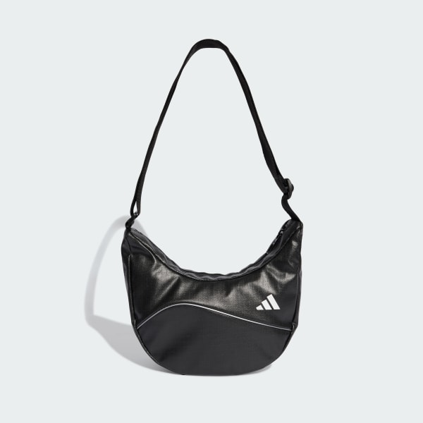 Negro Bolso cruzado adidas con brillo