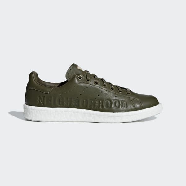 adidas NEIGHBORHOOD Stan Smith Boost Shoes - Black | adidas US NEIGHBORHOOD Stan Smith Boost Shoes Black B37342