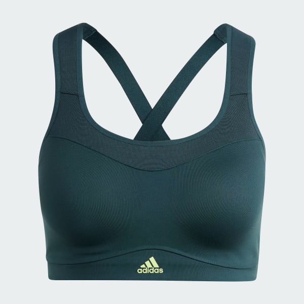 adidas TLRD Impact Training High-Support Bra (Plus Size) - Green