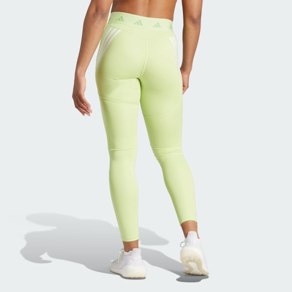 adidas Techfit Hyperglam Full-Length Printed Leggings - Beige