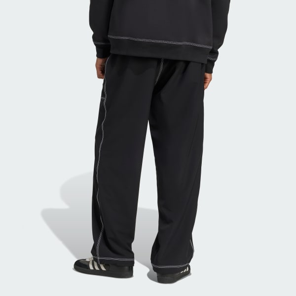 Negro Pantalón Cargo Trifolio Essentials Tejido