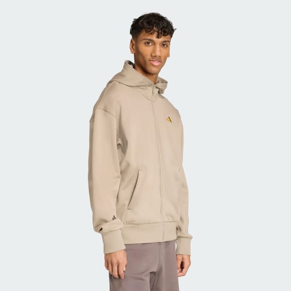 Beige adidas X Fortnite Zip Hoodie