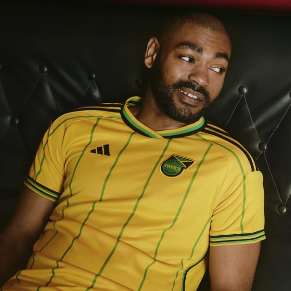 Camiseta adidas Jamaica 2023 amarilla