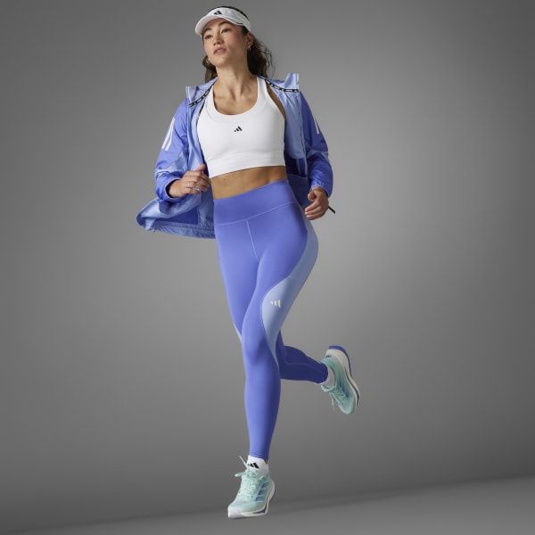 adidas Own The Run Colorblock Full Length Leggings Blue adidas Thailand
