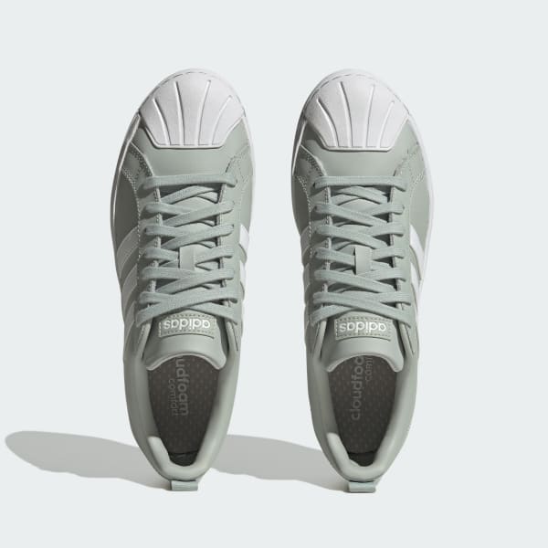Adidas cloudfoam silver discount