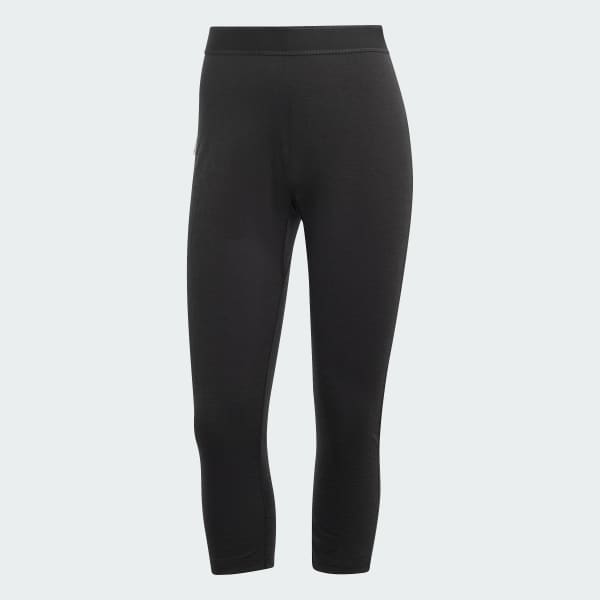 Noir Collant 3/4 première couche Xperior Merino 200