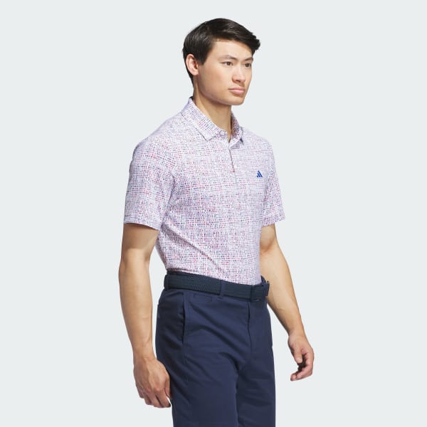 blanc Polo imprimé Ultimate365 Power Grid