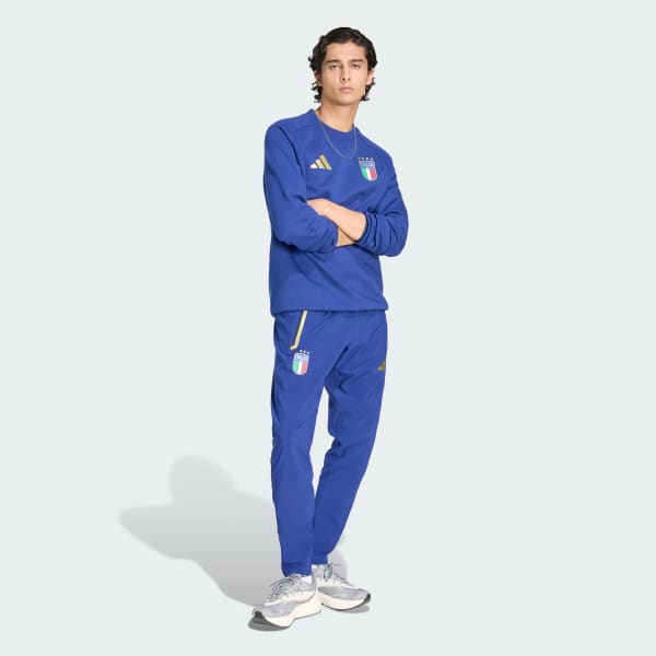 Blau ITALIEN Tiro Travel Sweatshirt mit Rundhalsausschnitt
